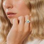 Sun and Moon Matching Ring Set 