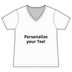 Women’s V-Neck Tee — Customizable Design