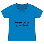 Women’s V-Neck Tee — Customizable Design