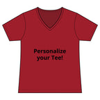 Women’s V-Neck Tee — Customizable Design