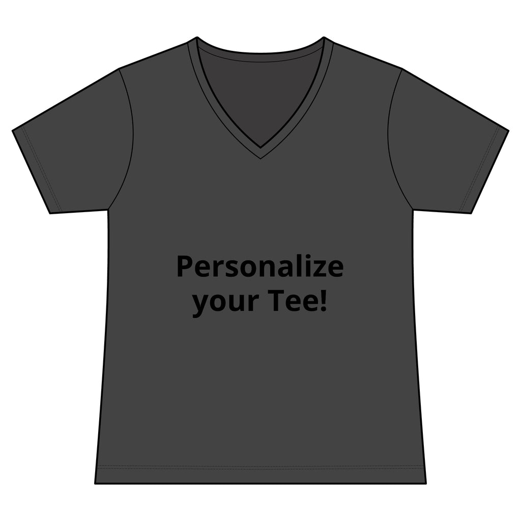 Women’s V-Neck Tee — Customizable Design