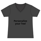 Women’s V-Neck Tee — Customizable Design