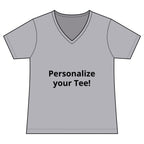 Women’s V-Neck Tee — Customizable Design