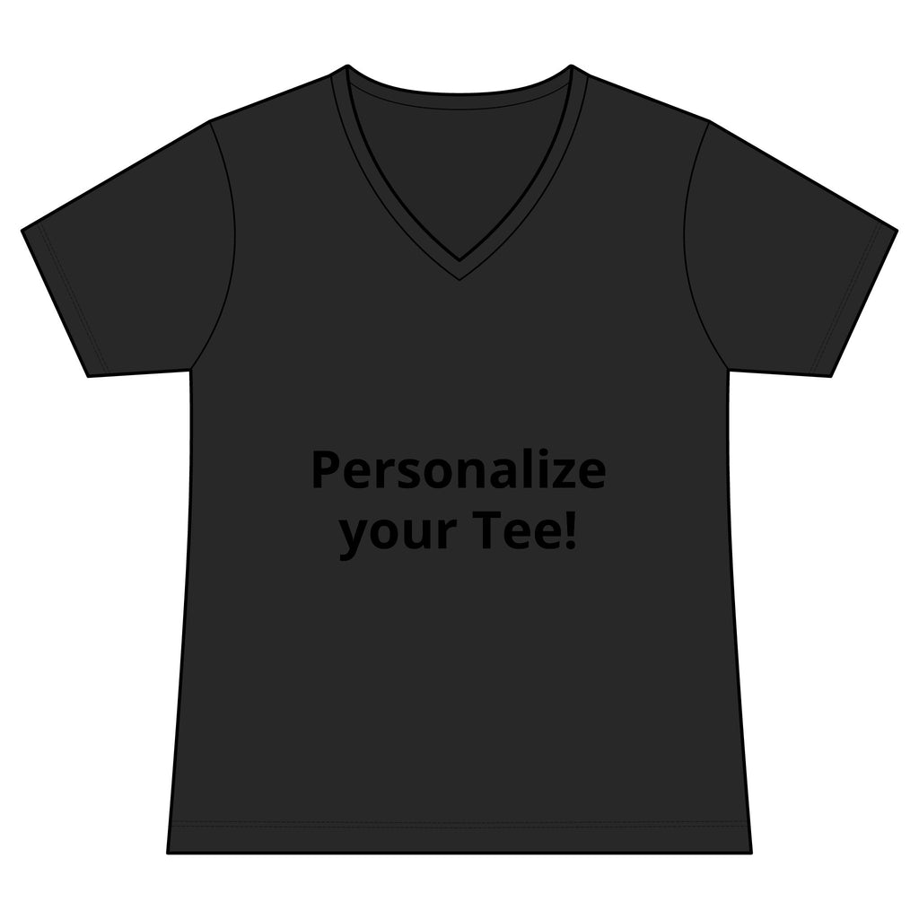 Women’s V-Neck Tee — Customizable Design