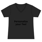 Women’s V-Neck Tee — Customizable Design