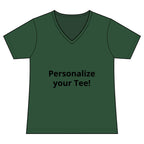 Women’s V-Neck Tee — Customizable Design