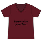 Women’s V-Neck Tee — Customizable Design