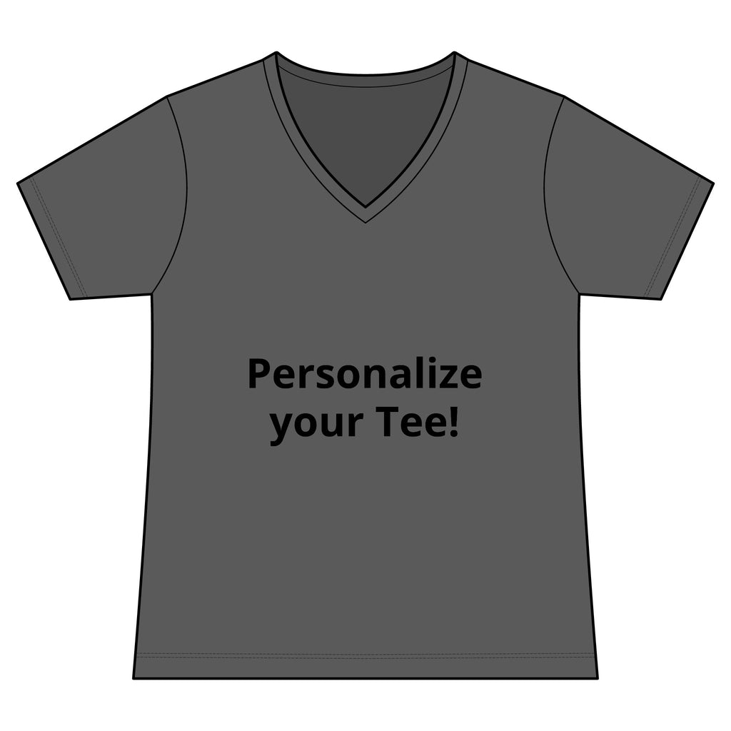 Women’s V-Neck Tee — Customizable Design