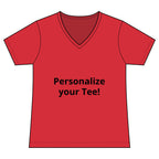 Women’s V-Neck Tee — Customizable Design