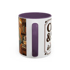 Cozy Reader Coffee Mug — "Coffee & Smut is all I need" Accent Mug for Book Lovers (11/15oz)
