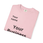 Business Logo T‑Shirt — Customizable Your Name & Business Name Shirt