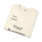 Business Logo T‑Shirt — Customizable Your Name & Business Name Shirt