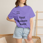 Business Logo T‑Shirt — Customizable Your Name & Business Name Shirt