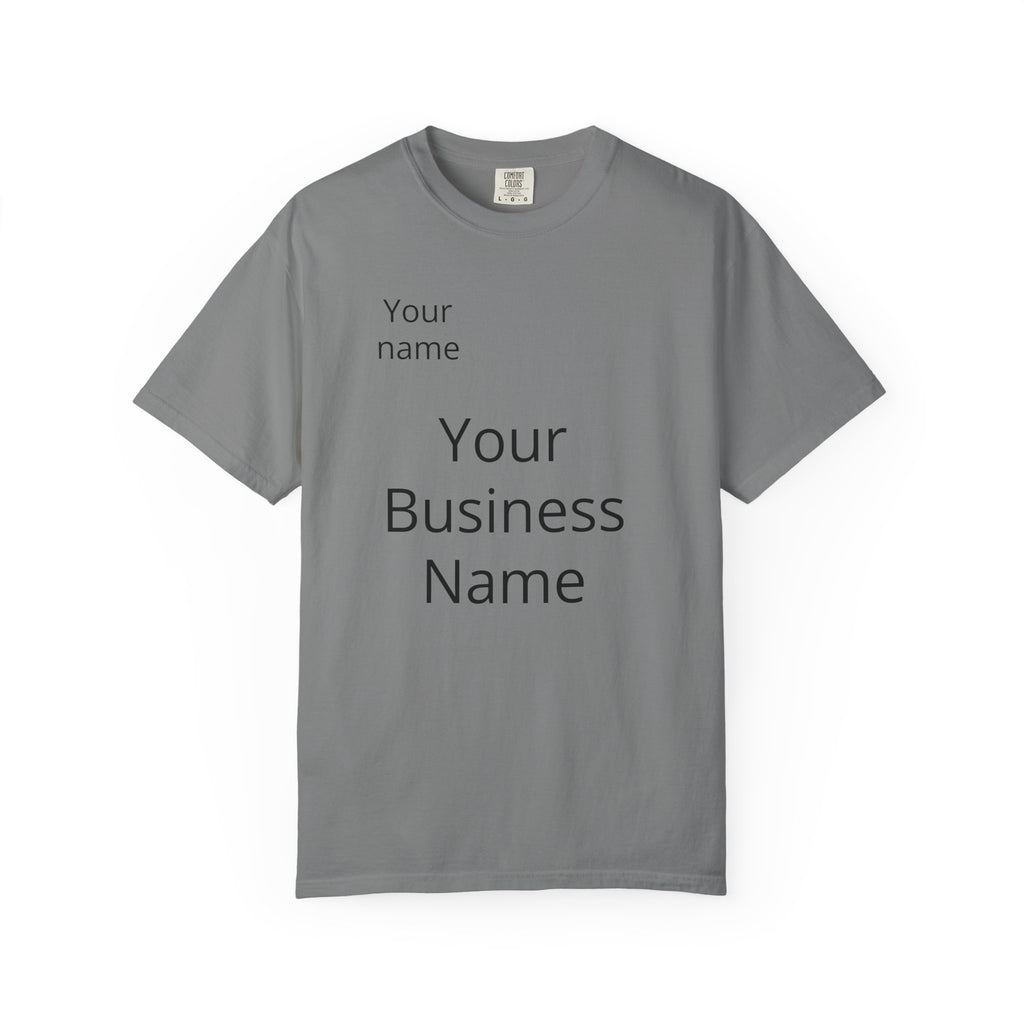 Business Logo T‑Shirt — Customizable Your Name & Business Name Shirt