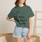 Business Logo T‑Shirt — Customizable Your Name & Business Name Shirt