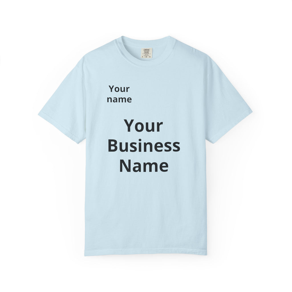Business Logo T‑Shirt — Customizable Your Name & Business Name Shirt