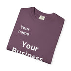 Business Logo T‑Shirt — Customizable Your Name & Business Name Shirt