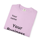 Business Logo T‑Shirt — Customizable Your Name & Business Name Shirt