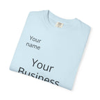 Business Logo T‑Shirt — Customizable Your Name & Business Name Shirt