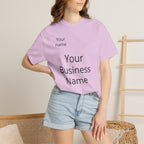 Business Logo T‑Shirt — Customizable Your Name & Business Name Shirt
