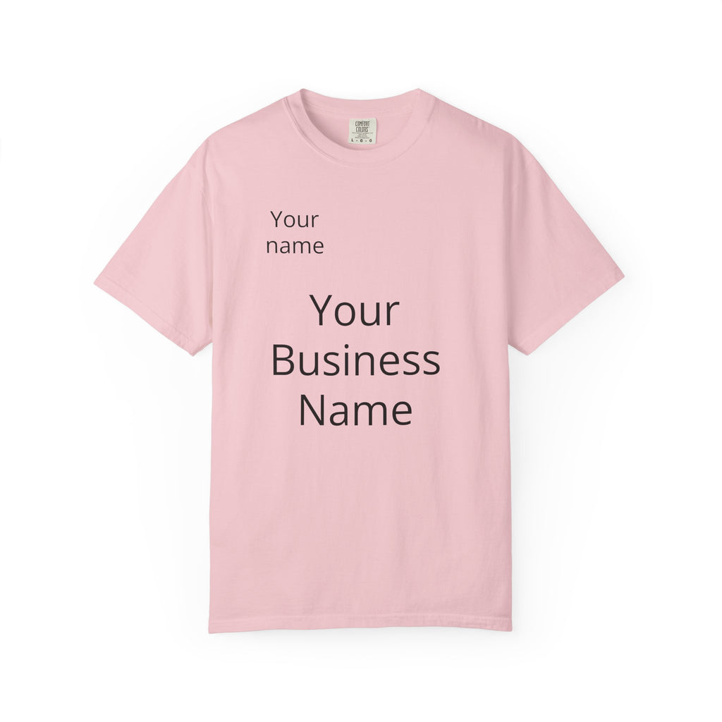 Business Logo T‑Shirt — Customizable Your Name & Business Name Shirt
