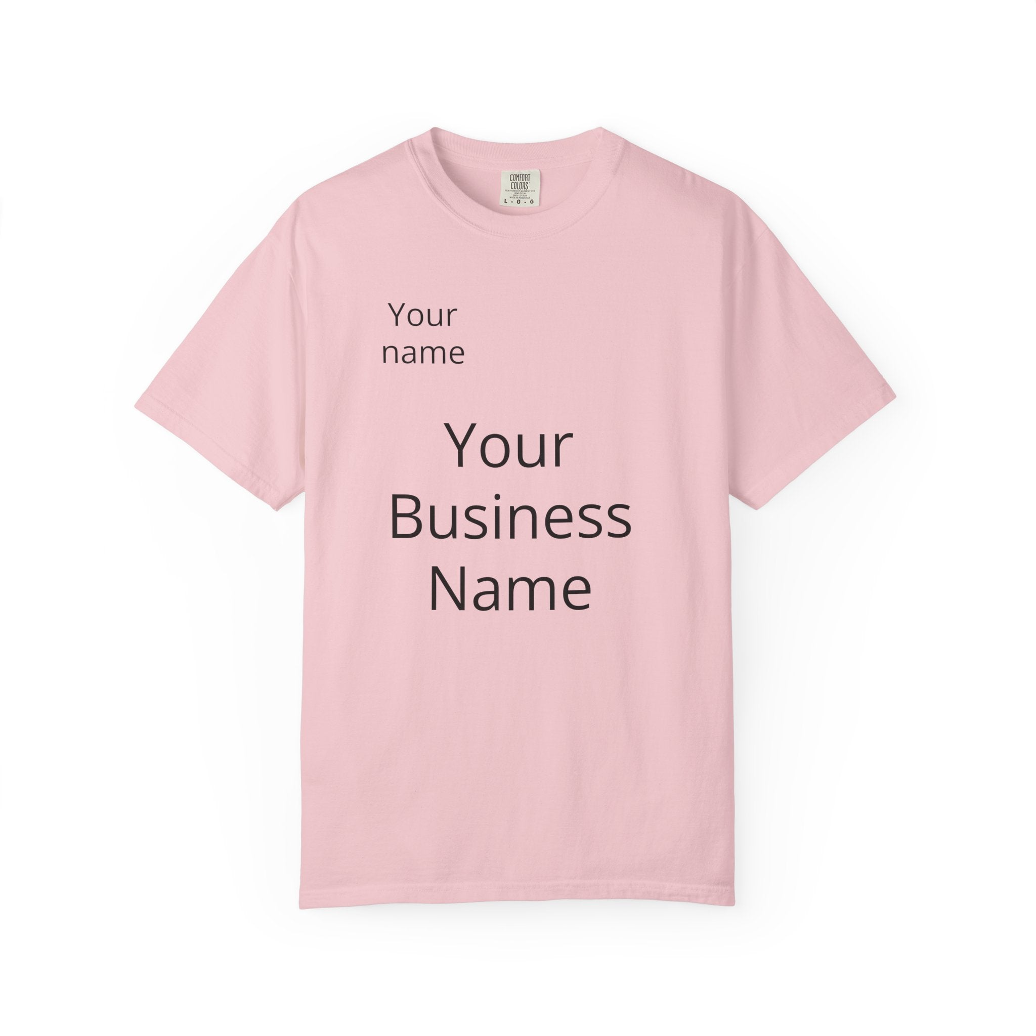 Business Logo T‑Shirt — Customizable Your Name & Business Name Shirt