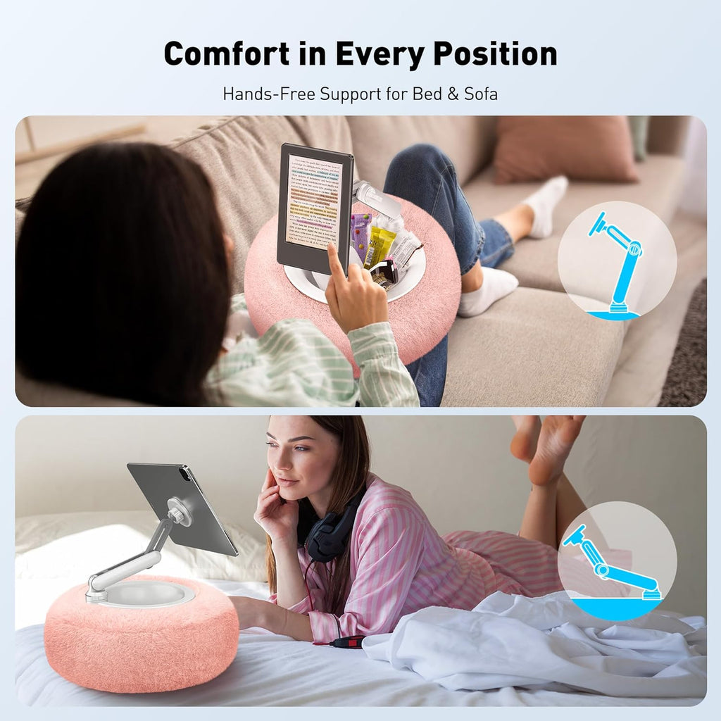 Kindle/Ipad Pillow Snack Stand