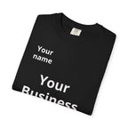 Business Logo T‑Shirt — Customizable Your Name & Business Name Shirt