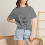 Business Logo T‑Shirt — Customizable Your Name & Business Name Shirt