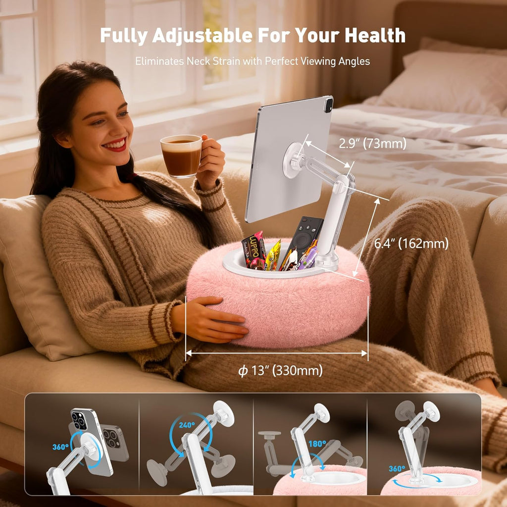 Kindle/Ipad Pillow Snack Stand