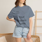 Business Logo T‑Shirt — Customizable Your Name & Business Name Shirt