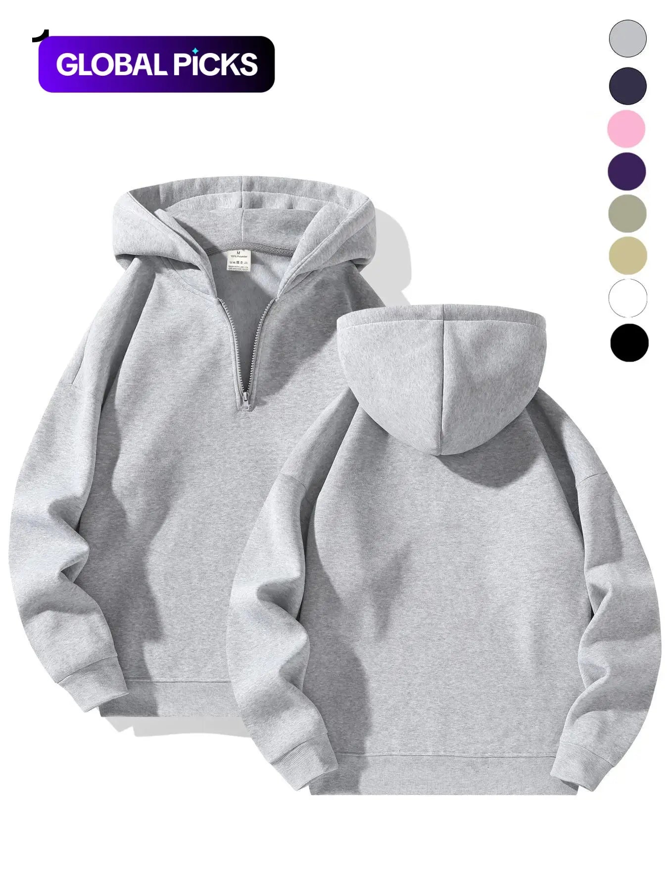 Men's Quarter Zip Hoodie