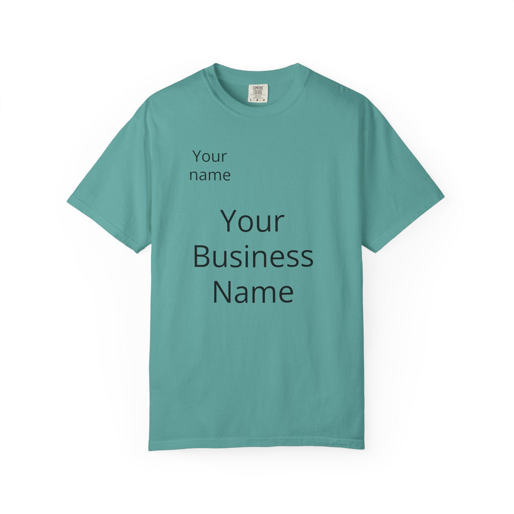 Business Logo T‑Shirt — Customizable Your Name & Business Name Shirt