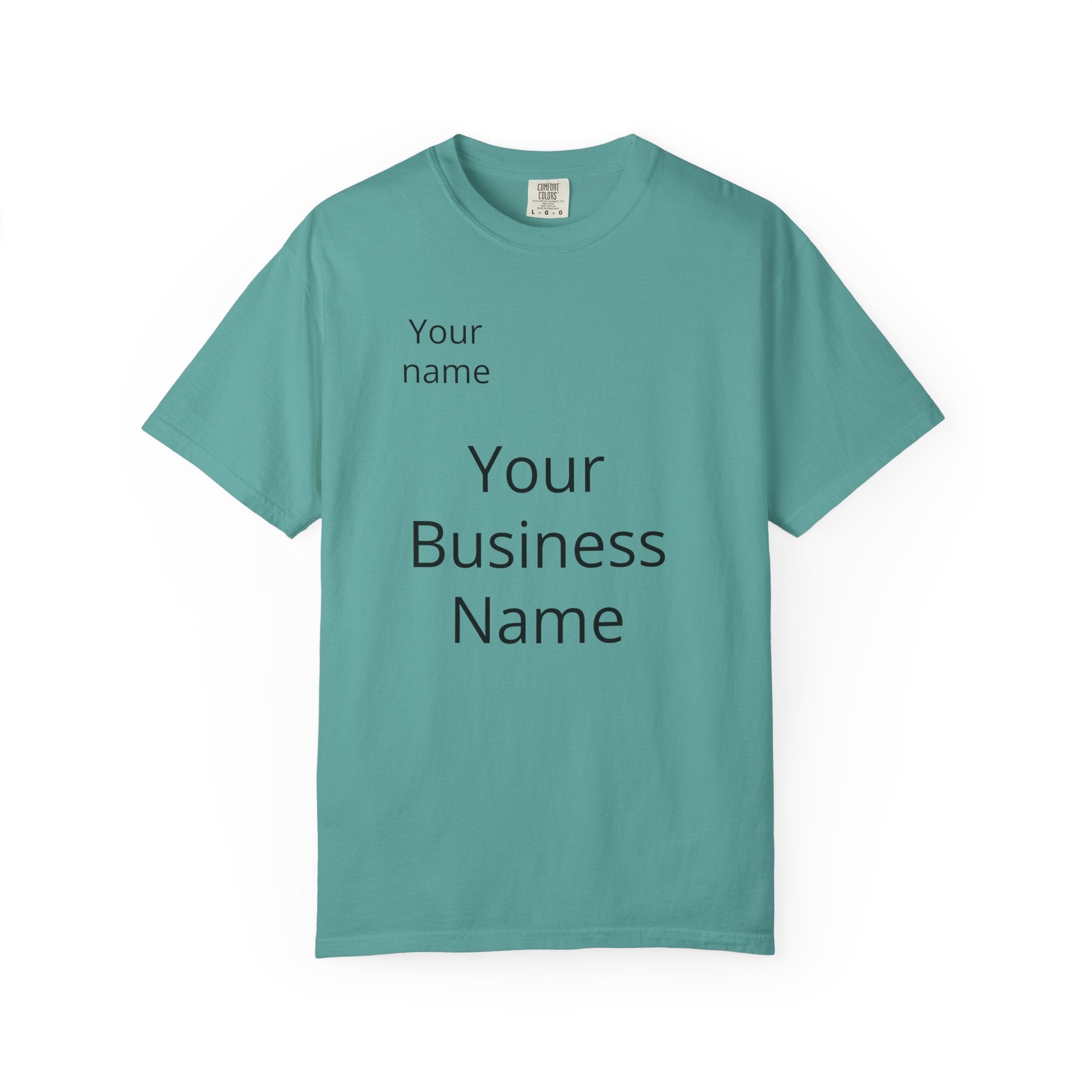 Business Logo T‑Shirt — Customizable Your Name & Business Name Shirt