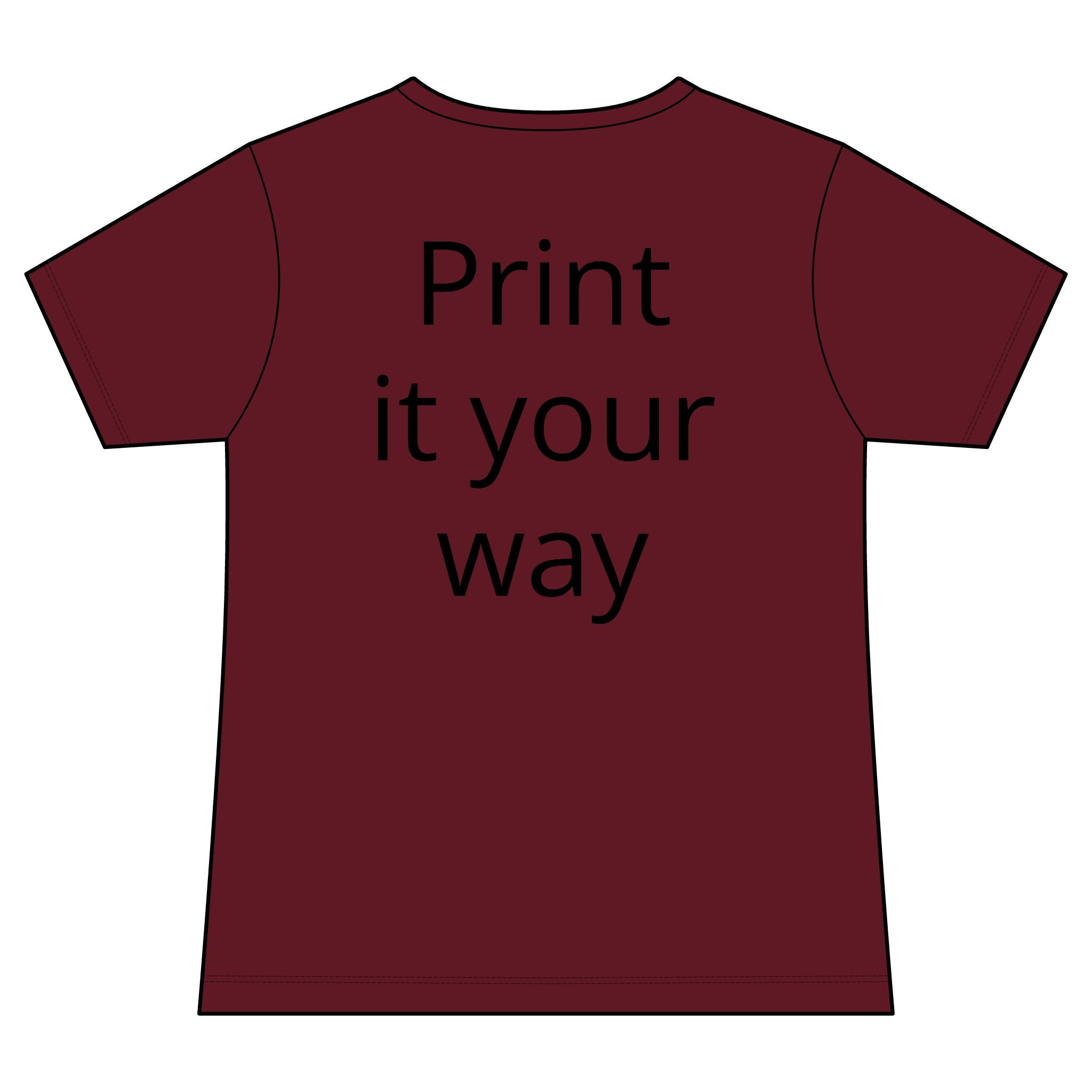 Women’s V-Neck Tee — Customizable Design