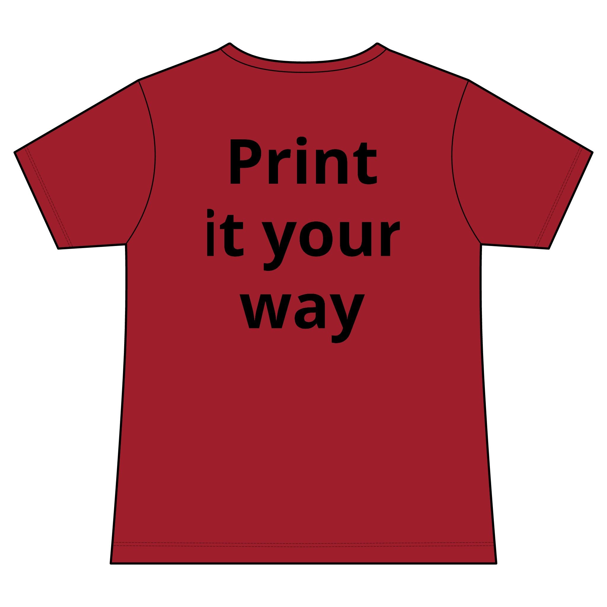 Women’s V-Neck Tee — Customizable Design