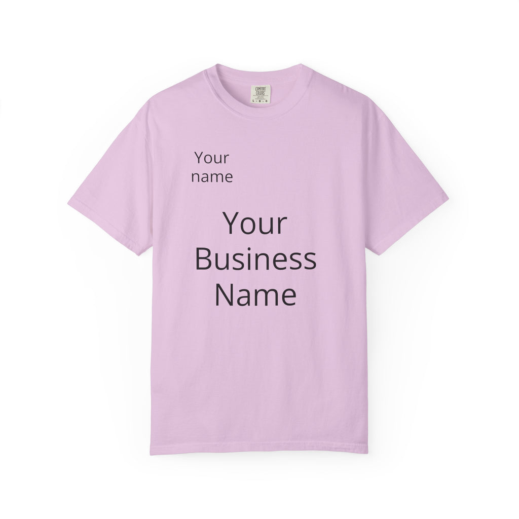 Business Logo T‑Shirt — Customizable Your Name & Business Name Shirt