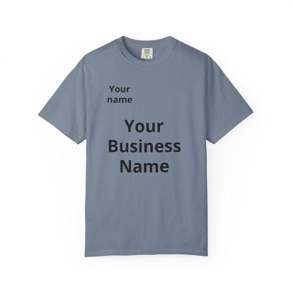 Business Logo T‑Shirt — Customizable Your Name & Business Name Shirt