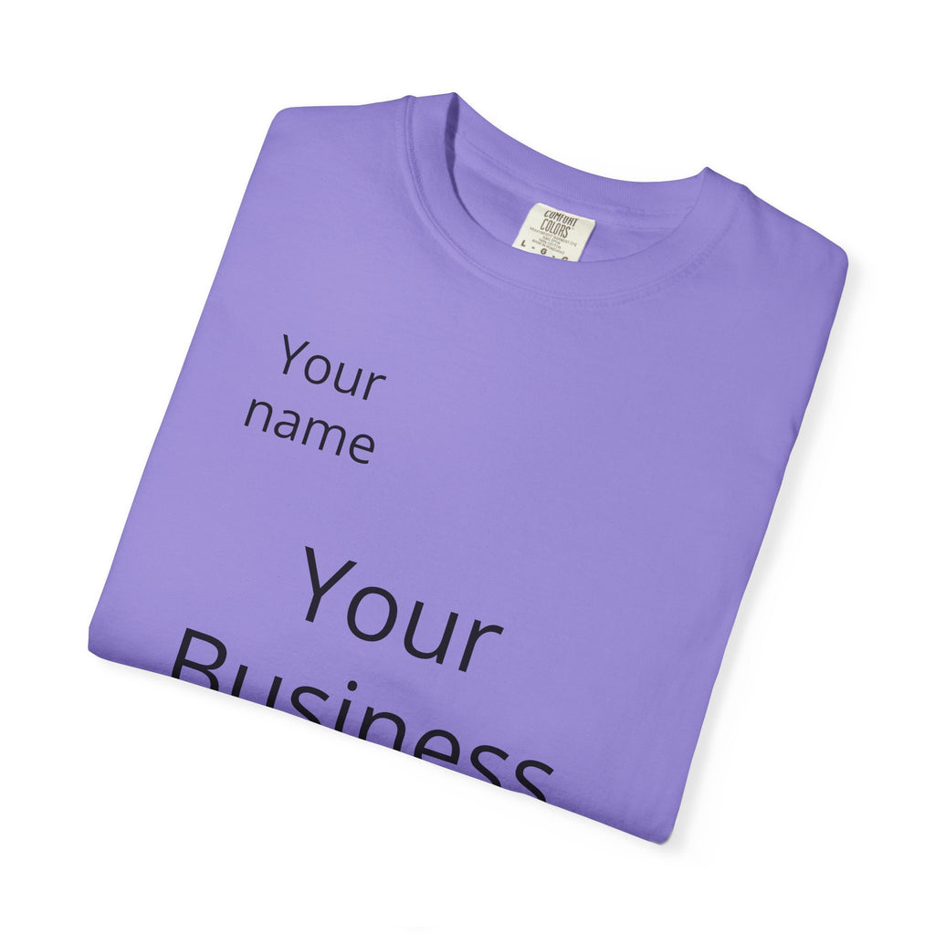 Business Logo T‑Shirt — Customizable Your Name & Business Name Shirt