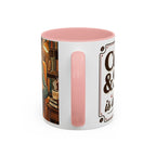 Cozy Reader Coffee Mug — "Coffee & Smut is all I need" Accent Mug for Book Lovers (11/15oz)