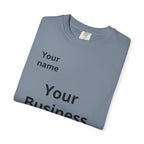Business Logo T‑Shirt — Customizable Your Name & Business Name Shirt