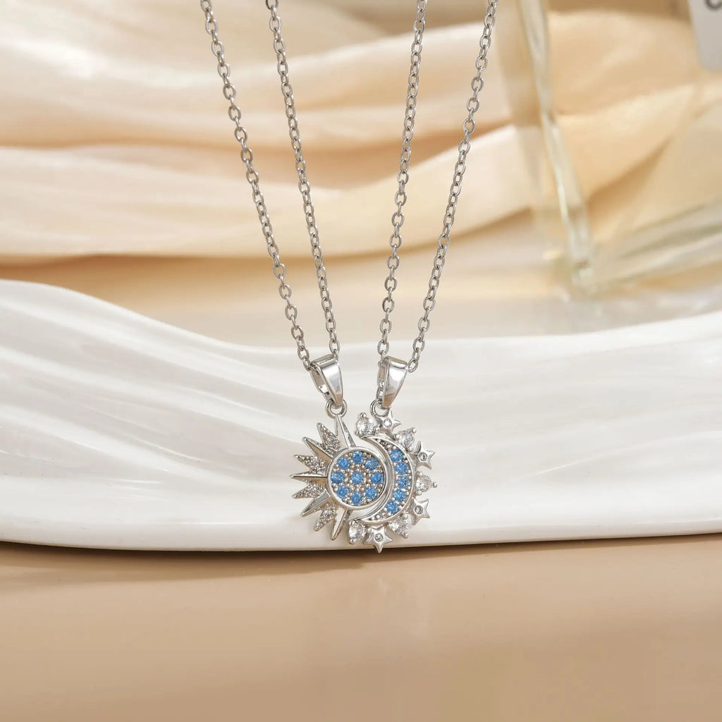 Sun & Moon Necklace & Ring Set