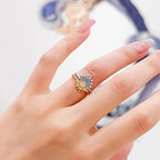 Sun and Moon Matching Ring Set 