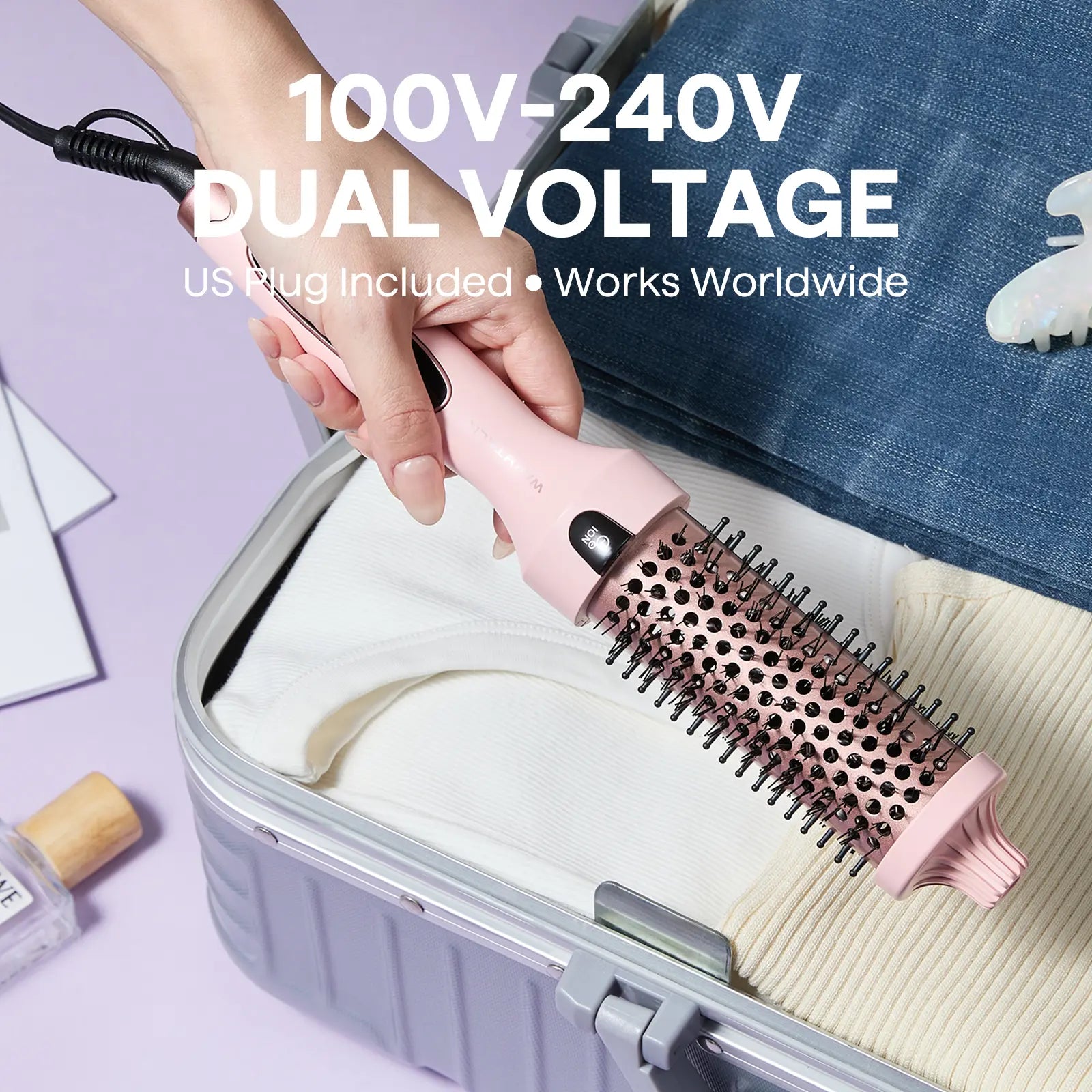Wavytalk 1.5in Blowout Boost Ionic Thermal Brush 