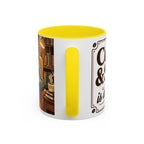 Cozy Reader Coffee Mug — "Coffee & Smut is all I need" Accent Mug for Book Lovers (11/15oz)