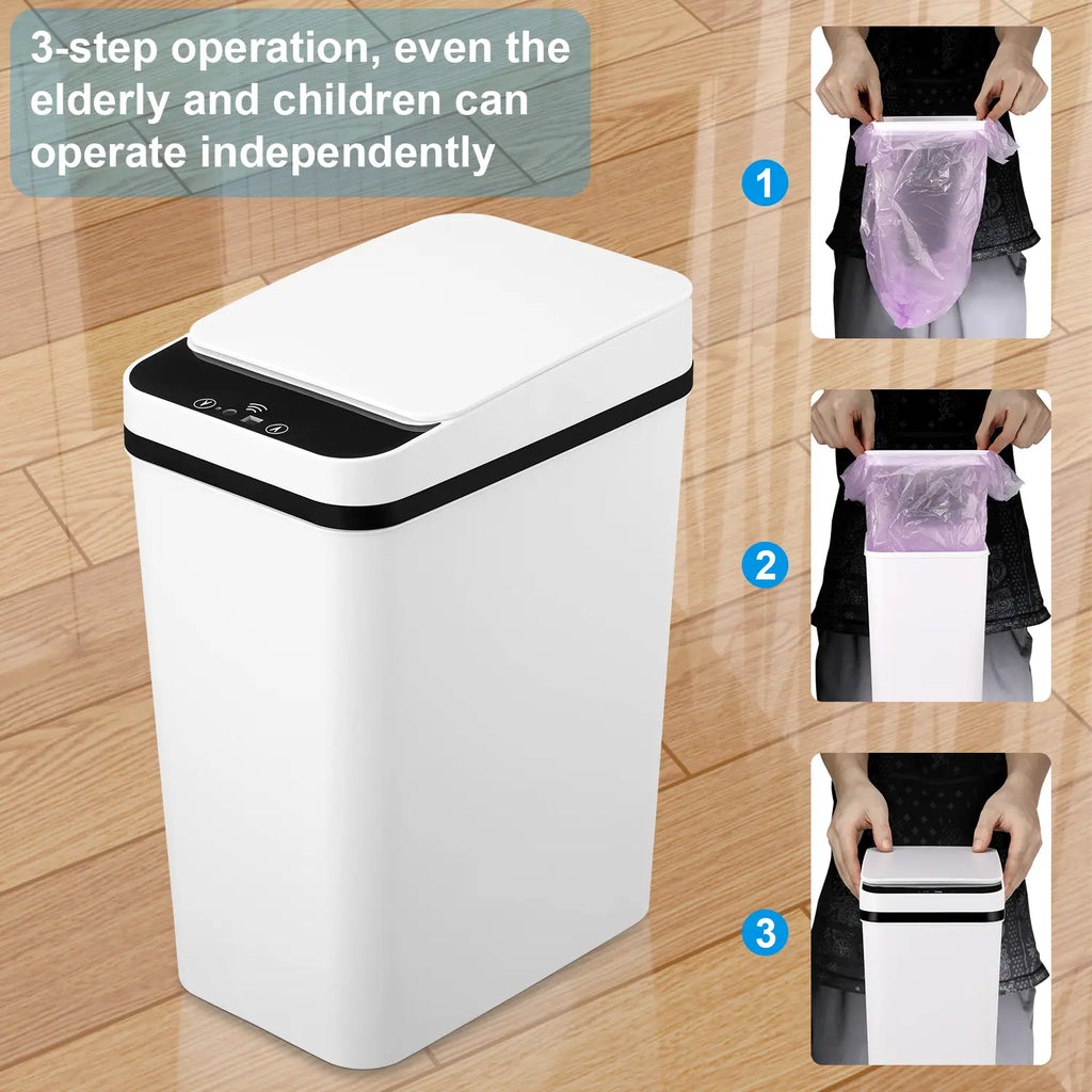 12L ABS Automatic Trash Bin 