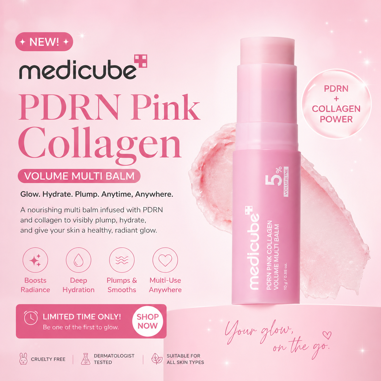 [NEW] [Medicube] PDRN Pink Collagen Volume Multi Balm