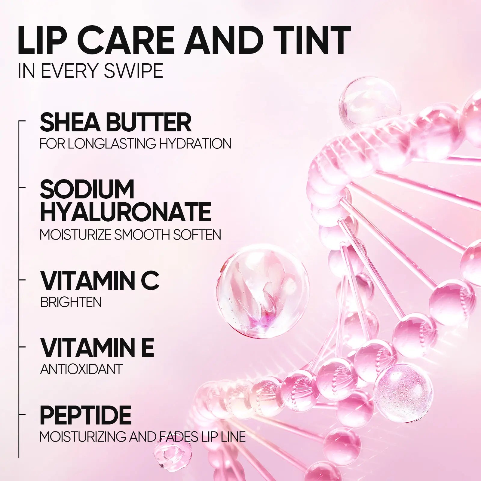 [Recommended by Cardi B] SKINTIFIC Hydrating Brightening Lip Serum 