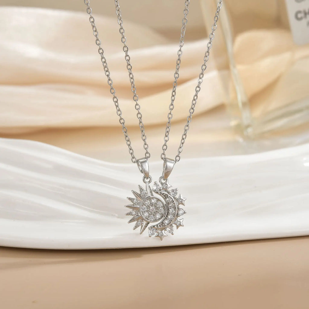 Sun & Moon Necklace & Ring Set