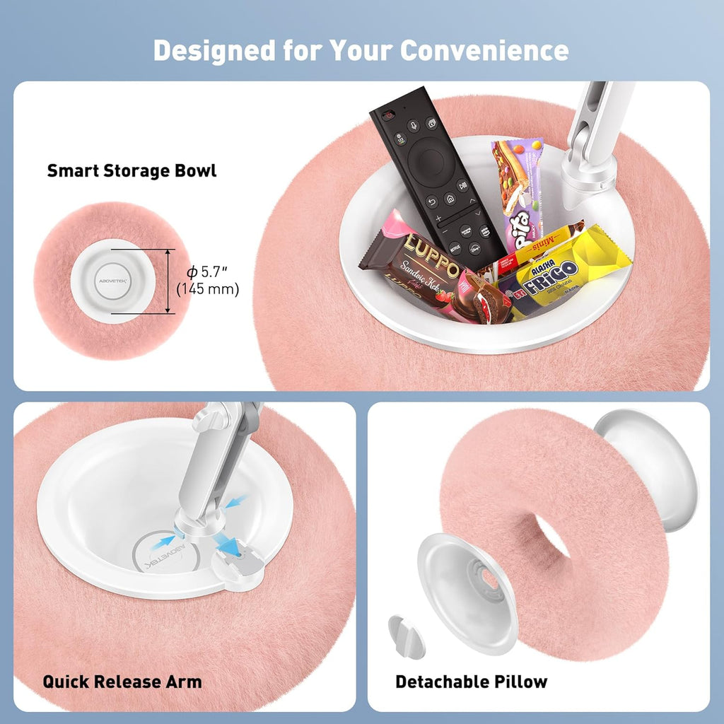 Kindle/Ipad Pillow Snack Stand